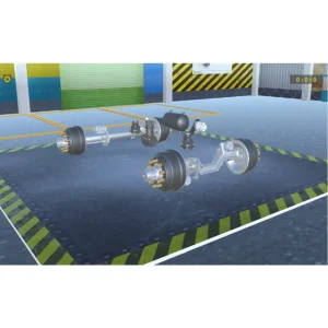 Mô phỏng thực hành về lắp ráp hệ thống phanh khí nén