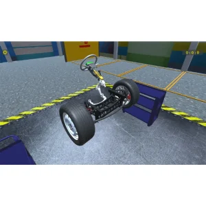 Mô phỏng thực hành về lắp ráp hệ thống treo phụ thuộc và hệ thống lái trục vít đai ốc bi tuần hoàn