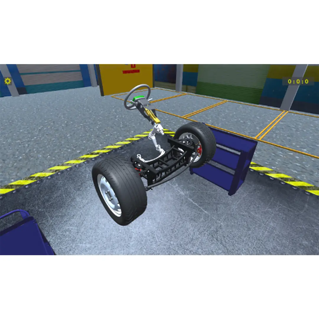 Mô phỏng thực hành về lắp ráp hệ thống treo phụ thuộc và hệ thống lái trục vít đai ốc bi tuần hoàn