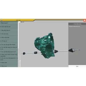 Mô phỏng thực hành về lắp ráp hệ thống truyền lực với hộp số tự động ngang