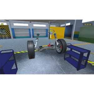 Mô phỏng thực hành về lắp ráp hệ thống treo độc lập và hệ thống lái trục vít thanh răng