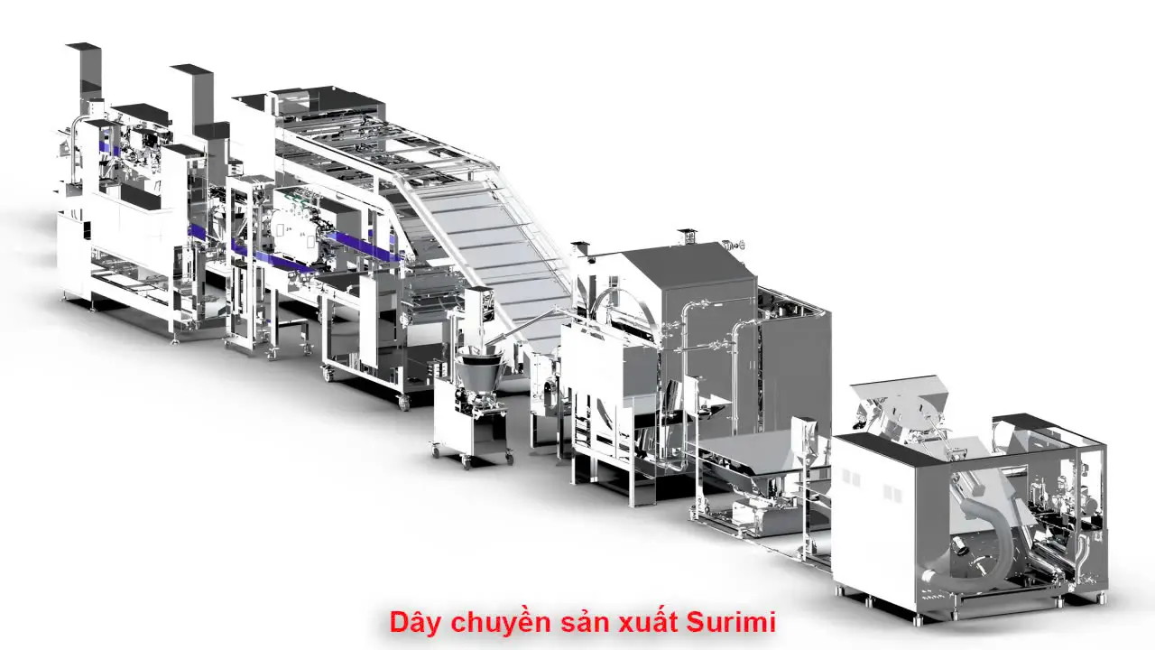DÂY CHUYỀN CHẾ BIẾN SURIMI TỪ CÁ – CÔNG SUẤT 500 KG/H